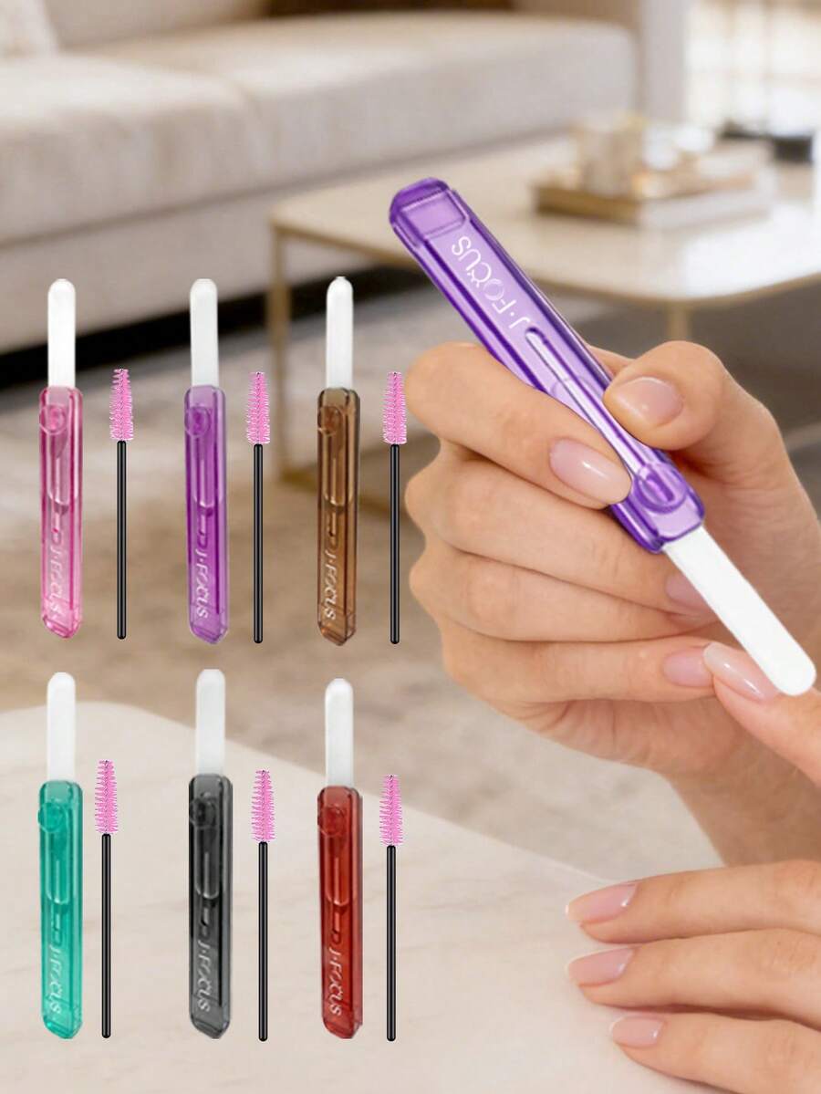 J·FOCUS 2026 Upgraded Retractable Glass Nail File With Cleaning Brush, Compact & Portable, Reusable & Easy To Clean, High-Quality Nail Shaping Tool, Great For Home, Travel, Gifts For Valentine's Day, Mother's Day, Father's Day, Boyfriend, Girlfriend, Business Meetings