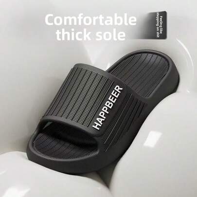 Summer Men Comfortable Slippers, Non-Slip Lightweight Flip Flops, Suitable For Indoor Home Use