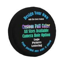 Funda de neumático de repuesto con diseño personalizado para, Protector de rueda de coche 4WD, 4x4, SUV, 14 , 15, 16 , 17 PYYP - 3 - Ver 9