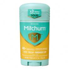 Mitchum Women Triple Odor Defense Invisible Solid Deodorant Pure Fresh 2.7oz / 76g - 純淨新鮮 - 查看 3