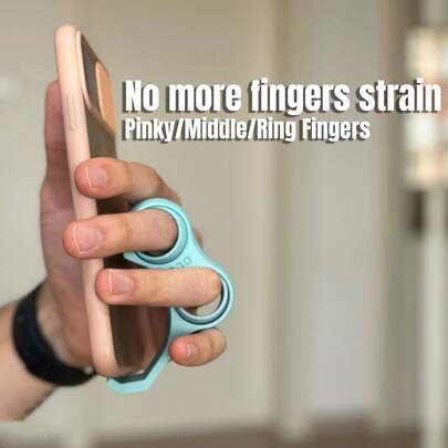 Multifunctional Ergonomic Phone Grip Holder, Finger Pressure Relief Toy All-In-One