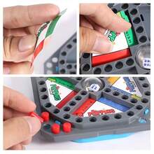This Creative Desktop Flying Chess Game Set Is An Interesting And Interactive Educational Chess Game, Very Suitable For Family Gatherings And Other Occasions. This Colorful Chess Game Combines Elements Of Luck And Strategy, Bringing An Instant And Fun Entertainment Experience. Players Take Turns Pressing The Central Dice To Move The Colorful Chess Pieces Along The Vibrant Game Board Track. - Multicolor - View 4