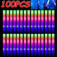 CamelParty 103 Pcs Glow Sticks With 3 Modes Colorful Flashing Glow In The Dark Party Supplies Multicolor Bulk LED Foam Glow Sticks For Wedding Raves Sporting Events Glow Party Birthday Camping Concert - Nhiều màu - Xem 1