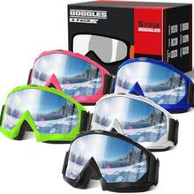 OXG Ski Snowboard Goges for Men Women UV Protection Ski Snow Goges for Adult Youth Winter Snow Sports - Negro/Verde/Azul/Rosa/Blanco+Plata (vlt9.3%) - Ver 1