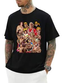 Men Outdoor Tees & Tanks - Black - View 1