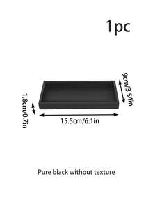 Khay đựng đồ dùng nhà tắm và bàn trang điểm, khay silicon, thích hợp cho bàn trang điểm, phòng tắm, bồn rửa nhà bếp và phòng khách, có thể tái sử dụng. - A - Xem 12