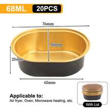 10/20/50 Pcs Foil Cupcake Liners Heat Resistant Aluminum Cake Cups With Lid Round Baking Cups With Lids Kitchen Wedding Birthday Party Supply - Multicolor - View 19