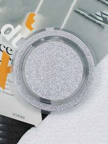 Glitter Magnetic Transparent Phone Holder, Gradient Round Retractable Foldable Slouchy Phone Stand, Air Cushion Finger Ring Grip - Multicolor - View 8