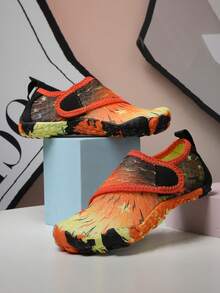 儿童魔术贴网眼透气速干防滑涉水鞋 - 橘色 - 查看 3