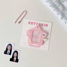 1pc Wing Star ID Card Holder, Fangirl Photo Frame Pendant For Bag - Star Wing Card Holder - View 14