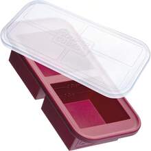 2 Cup Silicone Freezer Tray With Lid, Perfect For Storing Lasagna, Leftovers, Sauces, Portioned Meals And More, Silicone Freezer Mold For Meal Prepping - Cranberry - 1-Pack - Nam việt quất - Xem 1