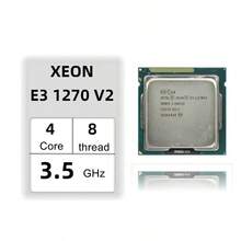 Intel Xeon E3 1270 V2 1270V2 3.5GHz Quad Core CPU Processor SR0P6 LGA 1155 - Beige - View 2