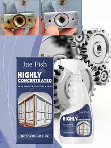 JUE FISH Steel Rust Remover, Stainless Steel Rust Removal Cleaning Agent For Kitchen Utensils - Liquid - View 11