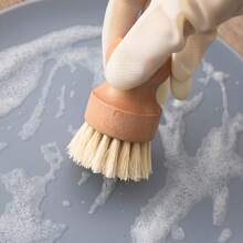 VPY 2pcs En Handle Dish Brush With Rope, Suitable For Pots And Pans, Reusable En Kitchen Scrub Brush, Removes Stubborn Grease, Easy To Store In Small Spaces - Hemp Rope Style - View 10