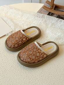 2026 New Girls Sandals, Breathable Mesh, Comfortable Flat, Non-Slip Soft Bottom, Fashionable Slip-On, Suitable For Kids & Teens - Brown - View 1