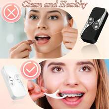 1-Pack Dental Floss Picks Holder Dispenser Portable Travel Floss Picks Box Adult Toothpick Storage Box Suitable For Travel And Business Trips - 1PC - Random Color - View 1
