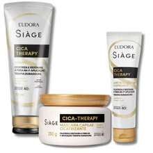 Combo Cica Therapy Siàge 3 Itens (Shampo / Mascara E Leave-in) Eudora - Traje formal - Visão 7