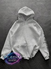Comfortable Basic Sweatshirt For Everyday Wear Cross Religion God Art Streetwear Urban Culture Street Fashion Street Graffiti Tagging Skater Skateboarding Unisex Men's Women's Sweatshirt 50% Cotton 50% Polyester Top Premium Streetwear New Release Immediate Shipping Various Colors!! - 灰色 - 查看 2