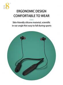 Auriculares inalámbricos tipo collar D8 | Sonido estéreo superior con armadura equilibrada, micrófono incorporado | Larga duración de la batería y tiempo de reproducción extendido Auriculares Bluetooth | Auriculares inalámbricos con micrófono para llamadas y música | Conexión Bluetooth 5.3 estable, compatible con iPhone y Android | Ideal para trabajo, deportes, gimnasio, correr y viajes diarios | Regalo tecnológico de San Valentín para ella - Multicolor - Ver 8