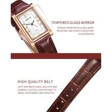 WLISTHN 女士石英表 时尚休闲方形表 防水气质女士手表 - 款式1 - 查看 4