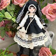 1个30厘米娃娃，6关节BJD娃娃，娃娃服装套装（含娃娃），休闲连衣裙，可更换配件 - 生日礼物、复活节礼物、万圣节礼物、圣诞节礼物，完美礼物 - 彩色 - 查看 28