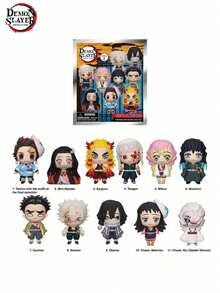Aniplex 1 chiếc móc khóa mặt dây chuyền hình nhân vật 3D chính hãng, quà tặng nhân vật anime, quà tặng ngày Valentine - Nhiều màu - Xem 5