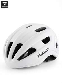 TOSUOD 自行车头盔，一体式透气山地/公路自行车头盔，男女通用骑行装备 - 彩色 - 查看 16