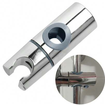 18-25mm 浴室配件淋浴喷头支架淋浴滑轨杆支架可调节夹通用家用替换件