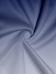 男士鱼纹印花带衬里抽绳腰带沙滩短裤 - 彩色 - 查看 5