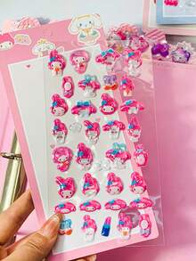 3D贴纸、可爱儿童贴纸、贴纸材料、文具批发、玩具 - 彩色 - 查看 11