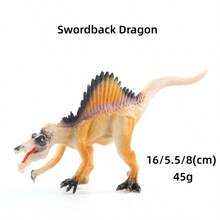 侏罗纪恐龙玩具，逼真立体动物模型，霸王龙 - 彩色 - 查看 10