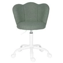 Office Desk Chair, Height Adjustable Swivel Vanity Chair With Thickened Cushion For Home Office Bedroom Dressing Room Study - Lambswool - Pea Green - View 9