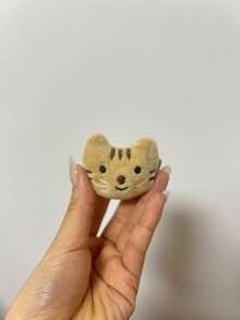 浅棕色虎斑猫脸发夹，毛绒可爱小猫发夹，萌趣猫咪主题配饰，适合女性和女孩；可爱笑脸猫脸发夹，柔软毛绒浅棕色小猫发夹，可爱冬季猫咪配饰；浅棕色虎斑猫脸发夹，毛绒可爱小猫发夹，可爱猫咪配饰，情人节和斋月礼物的完美之选，猫爪夹，夏季、节日、旅行必备。 - 彩色 - 查看 7