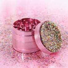 OFFPUFF 2.5in Glitters Aluminum Herb Grinder - B - 查看 10
