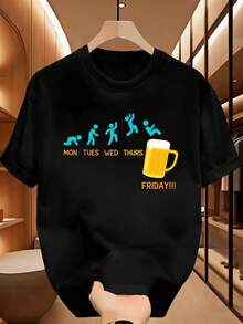 T-shirts pour hommes - Noir - Voir 2