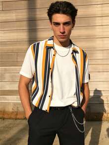 1件装时尚白色K极简双层朋克嘻哈腰链，适合女性参加夏季派对、秋季上学、万圣节等场合 - 白色 - 查看 4