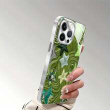 Funda para teléfono con diseño de cielo estrellado, compatible con fundas ,  17,  16 Pro Max,  15 Pro Max,  13 y  12. Fabricada en TPU con galvanoplastia, es transparente y resistente a arañazos, lo que la protege contra golpes y caídas. Un regalo ideal para familiares, amigos, seres queridos, novios/novias y aniversarios. - Plateado - Ver 4