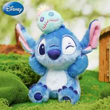 Disney 官方史迪奇毛绒挂件，史迪奇毛绒玩偶，生日礼物，纪念品，背包装饰，卧室装饰，适合亲子互动玩偶礼物 - 藏蓝色 - 查看 8