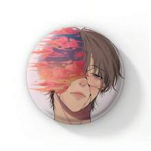 Cartoon Lost In The Clouds BL Anime Badge Brooch, Cartoon Skyler Sirius Art Brooch, Backpack Decor Accessory, Student Stationery - 58 mm - View 41