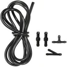 2m Universal Windshield Wiper Hose Kit, Includes 4 Connectors, Suitable For Installing Most Windshield Cleaning Nozzles, Connect To Water Pump Nozzle - A - View 4