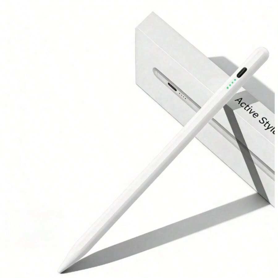 White Stylus Pen Pencil Compatible With Apple With Palm Rejection Stylus Pen Compatible With Air M2 Pro 13 Pro 12.9 10 Gen 7th 8th 9th 10.2 Compatible With Pencil LED Battery Indicators Spring Gift