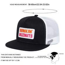 1顶男士DEEZ NUTS棒球帽，可个性化刺绣字母，街头休闲帽，适合春季、秋季、旅行、海滩度假 - 多色 - 查看 2