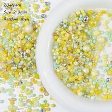 2-9毫米玻璃混色圆珠串珠手工DIY手链项链吊坠材料包配件批发 - 彩色 - 查看 5