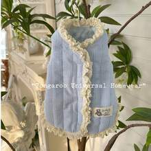 Tongaroo Double-Sided Ocean Series Pet Clothes, Thick Padded Vest For Cats, Dogs, Pomeranians, Maltese, Teddy Bears - Blue - View 7