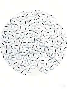 100/200/300/500pcs Black & White Acrylic Letter Beads Jewelry Making Kit, Bohemian Style DIY Bracelets, Necklaces, Keychains With Letter Charms, DIY Craft Supplies - Mixed Hollow Letter Beads With Game & Friendship Themes - Black and White - View 38