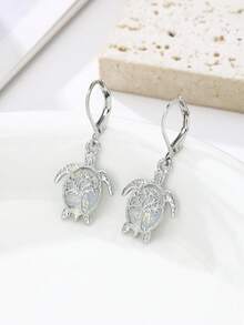 1对生命之树可爱海龟吊坠耳环 女士派对首饰 优雅配饰 情人节 周年纪念日 生日礼物 - 耳環 - 查看 3