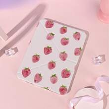 1pc Protective Cover With Pen Slot Multi-Angle Magnetic Stand Cover With Auto Sleep/Wake,Kawaii Tablet Case Compatible With Pro/Air/Compatible With Samsung Galaxy A9/S9/S7/S10+/Compatible With XIAOMI Pad/5/6/7 - Multicolor - View 3