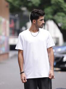 Camiseta Casual de Manga Corta para Hombre con Estampado Gráfico del Dios de la Muerte Japonés Kamaitachi - Diseño Negro y Rosa, Camiseta de Verano de Cuello Redondo con Estiramiento Medio para Ropa de Calle y Atuendos Casuales - Blanco - Ver 2
