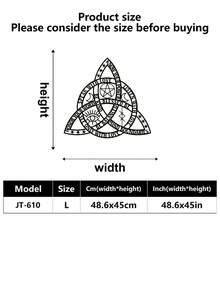 1件装 凯尔特结金属壁挂，三重无限符号，凯尔特结，爱尔兰无限符号壁挂，创意壁挂，独特现代家居装饰，金属墙饰，乔迁礼物 - 彩色 - 查看 11