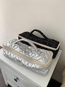 1PC Hair Dryer And Curling Iron Storage Bag - Multifunctional Travel Case With Heat-Resistant Pocket And Portable Protective Cover - Multicolor - View 1